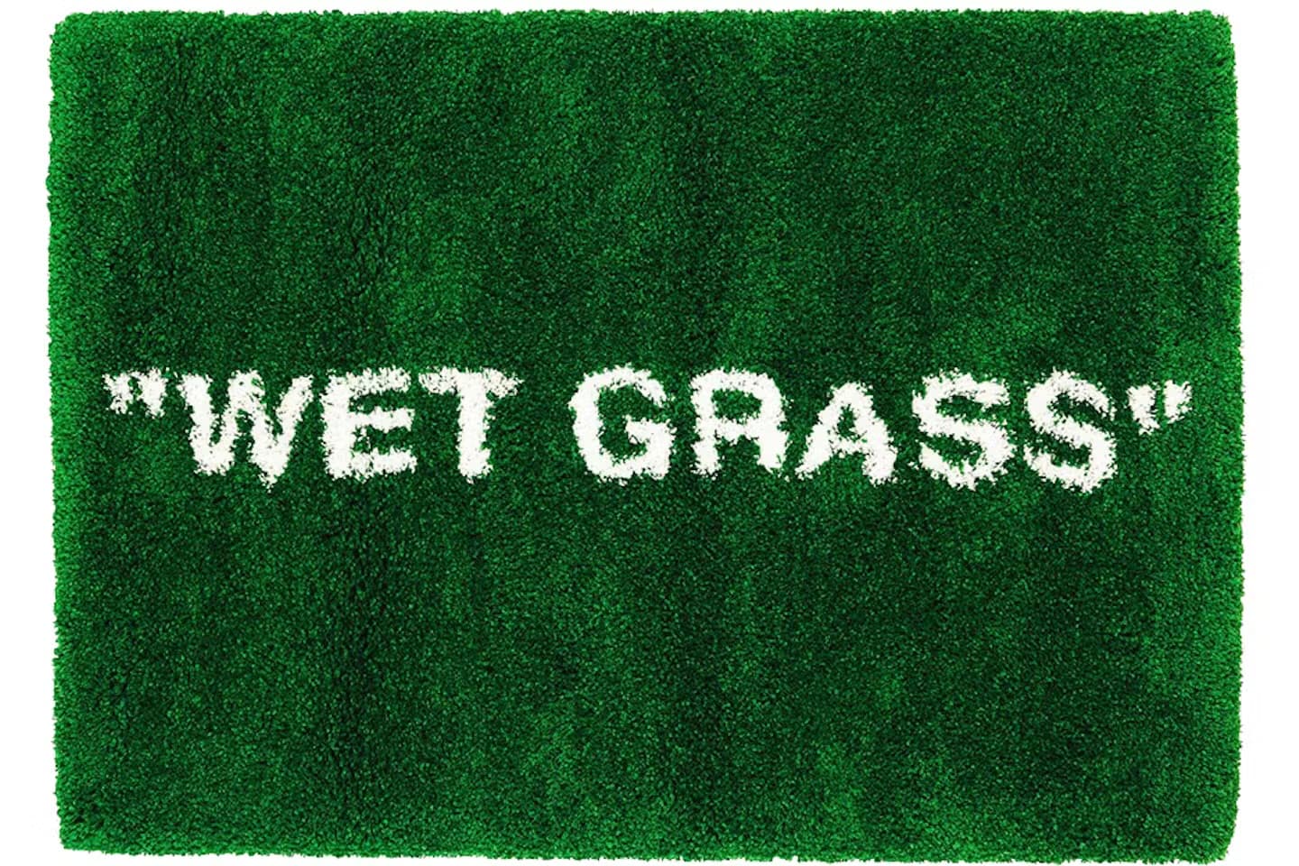 Virgil Abloh x IKEA MARKERAD "WET GRASS" Rug 195x133 CM Green