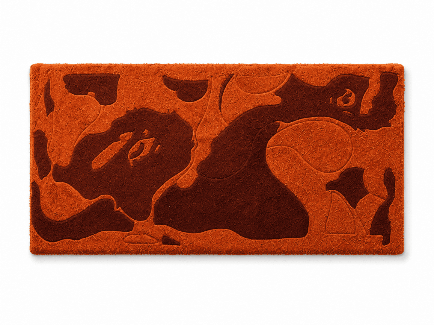 OBH Orange Ape Rug