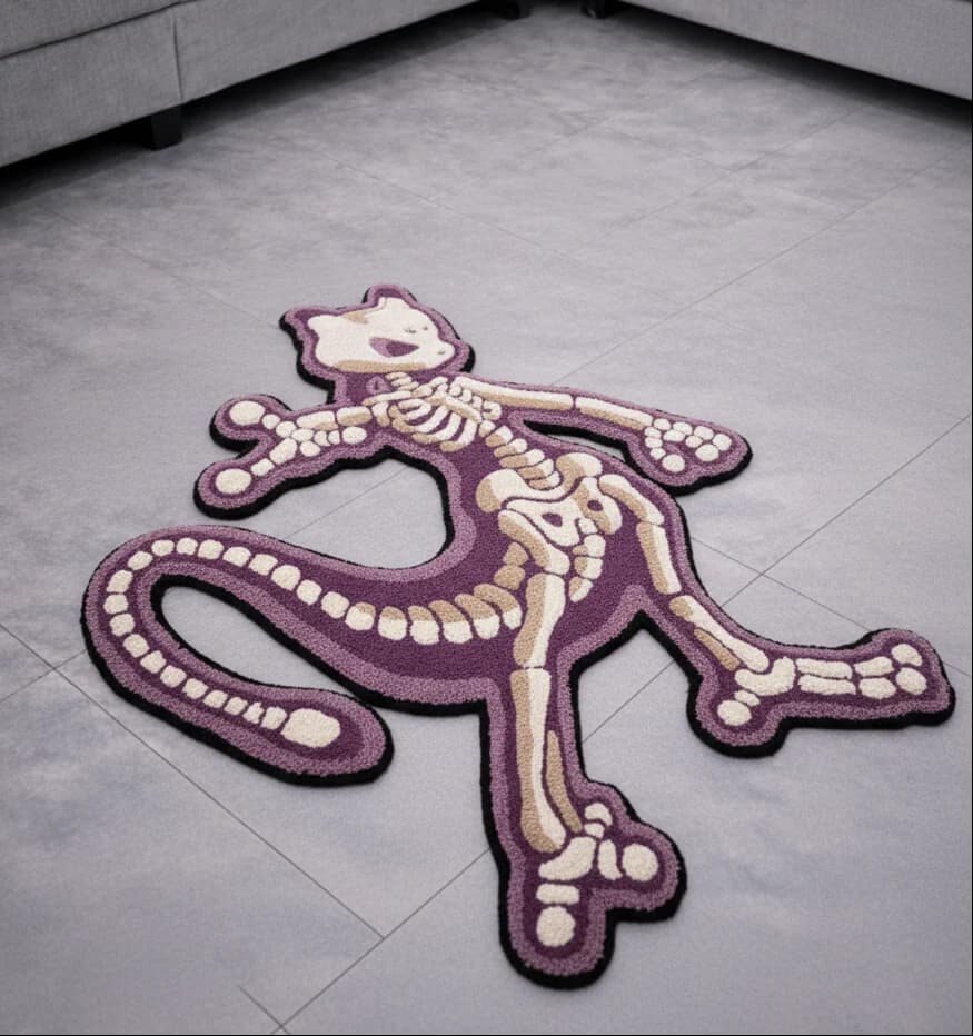 Mewtwo Bone Rug